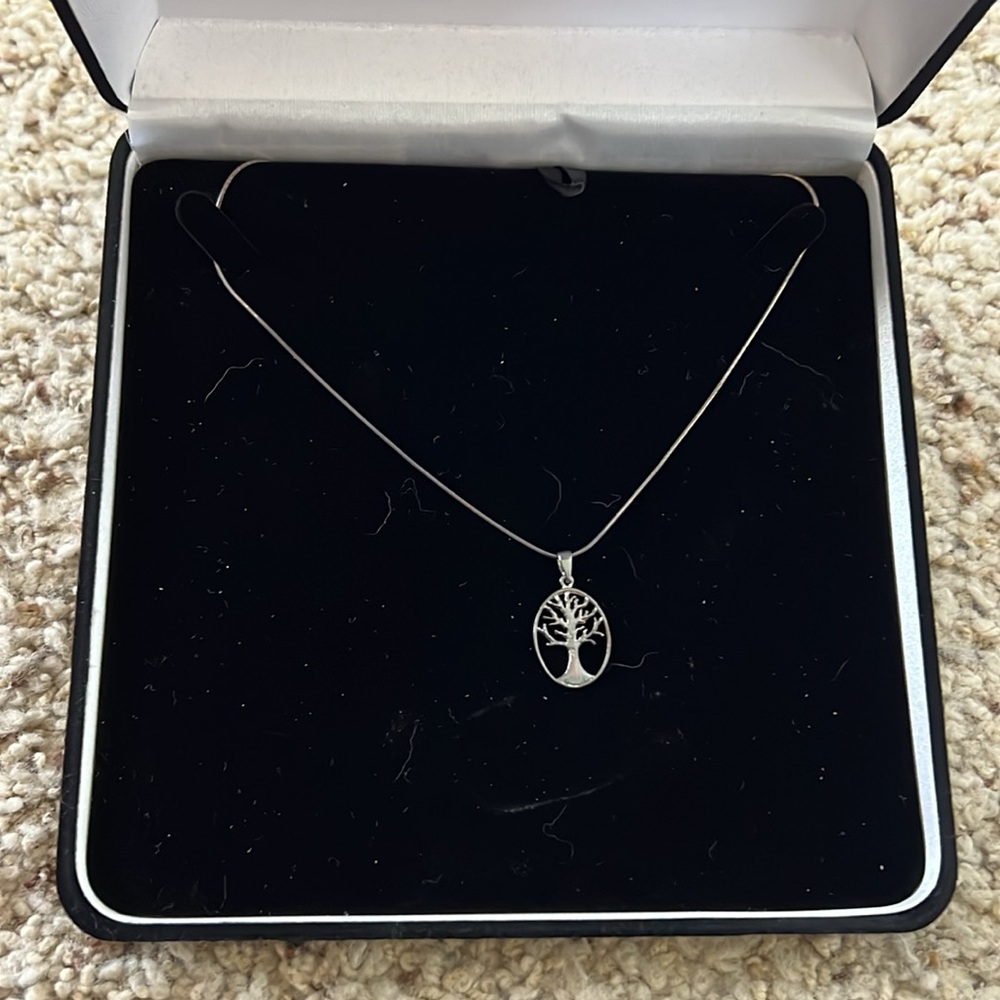 Silver Tree of Life Necklace w/ Chain
